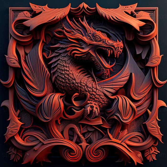 3D model dragon age (STL)